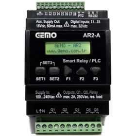 Gemo AR2-A-230VAC-8D-RTC Programlanabilir Akıllı Röle