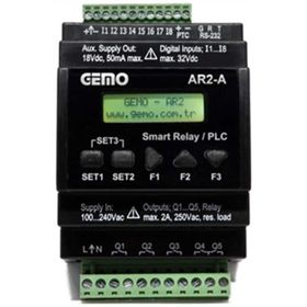 Gemo AR2-A-230VAC-8D-RTC Programlanabilir Akıllı Röle