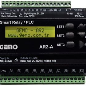 Gemo AR2-A-24VDC-14D-RTC Besleme Voltajı 18-32V Dc Akıllı Röle