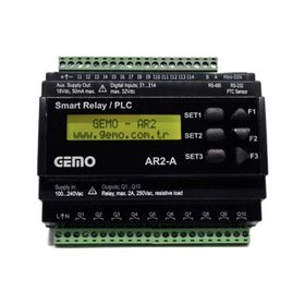 Gemo AR2-A-24VDC-14D-RTC Besleme Voltajı 18-32V Dc Akıllı Röle
