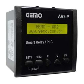Gemo AR2-P-24VDC-10D2A- AR2-P-230VAC-10D2A Panel Tipi Akıllı Röle