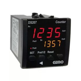 Gemo DS207-230VAC 4 Haneli Sayıcı