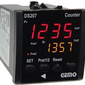 Gemo DS207-230VAC 4 Haneli Sayıcı