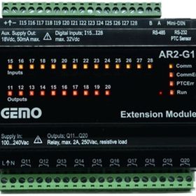 Gemo Plc AR2-G1-24VDC-14D-TR Ray Tipi Genişleme Modülü