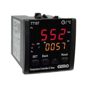 Gemo TT107-230VAC Dahili Zaman Röleli Pıd Sıcaklık Kontrol
