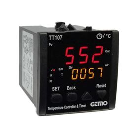 Gemo TT107-230VAC Dahili Zaman Röleli Pıd Sıcaklık Kontrol