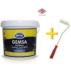 Gemsa Açık Krem 1 kg Silikonlu Dış Cephe Boyası