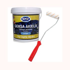Gemsa Akrilik Amber 1 kg Dış Cephe Boyası