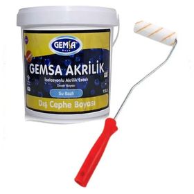 Gemsa Akrilik Kehribar 1 kg Dış Cephe Boyası