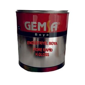Gemsa Rapid Enamel Metalik Gümüş Gri 15 kg Endüstriyel Boya