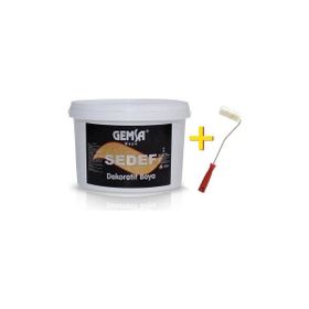 Gemsa Sedef J-046 Gümüş Gri 6.5 kg Dekoratif İç Cephe Duvar Boyası