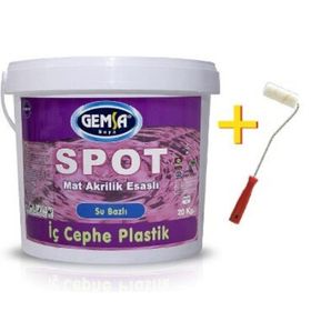 Gemsa Spot 3022 Lila 3 kg Plastik İç Cephe Duvar Boyası
