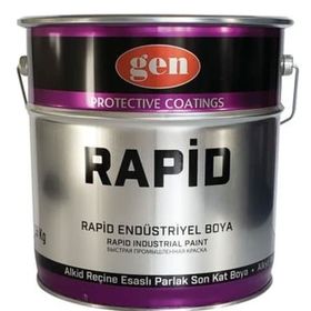Gen 3 kg Rapid Endüstriyel Boya Mat Siyah Boya