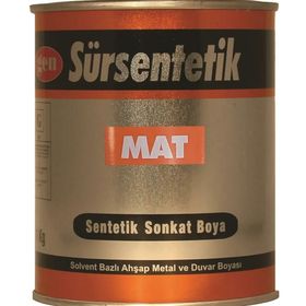 Gen 3 kg Sür Sentetik Mat Beyaz Boya