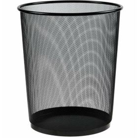 Gen-Of Siyah Metal Delikli File 10 lt Çöp Kovası