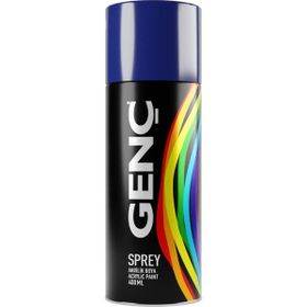 Genç 0355 400 ml Metalik Mavi Metalik Sprey Boya