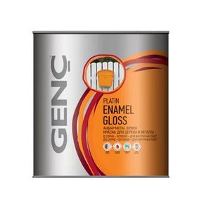 Genç 7210 Kurşuni 0,75 lt Sentetik Parlak Ahşap Metal Boyası