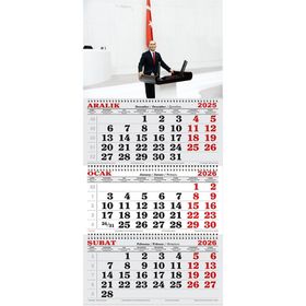 Genç Dijital Baskı 2026 Yılı Atatürk Meclis Kürsüsünde Gemici Takvimi