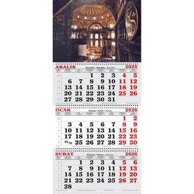 Genç Dijital Baskı 2026 Yılı Ayasofya Camii Gemici Takvimi