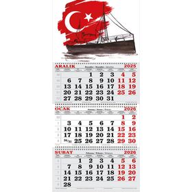 Genç Dijital Baskı 2026 Yılı Bandırma Vapuru Gemici Takvimi