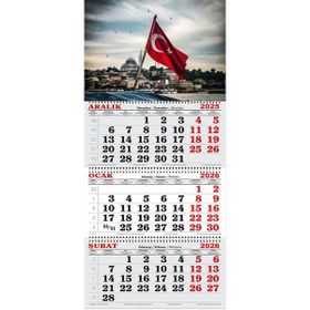Genç Dijital Baskı 2026 Yılı Bayrak ve İstanbul Gemici Takvimi