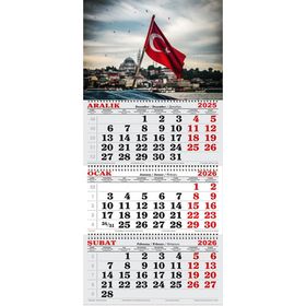 Genç Dijital Baskı 2026 Yılı Bayrak ve İstanbul Gemici Takvimi