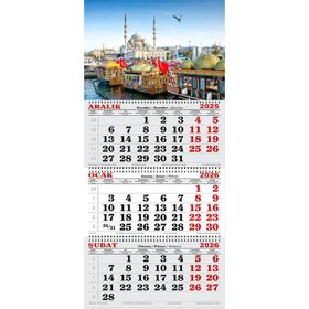 Genç Dijital Baskı 2026 Yılı Eminönü ve Tarihi Balıkçılar Gemici Takvimi