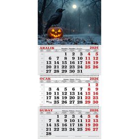 Genç Dijital Baskı 2026 Yılı Halloween Gemici Takvimi