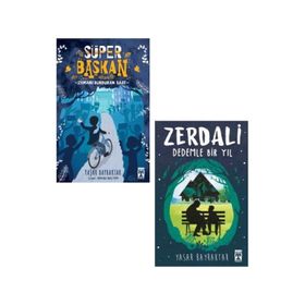 Genç Timaş Yaşar Bayraktar 2 Kitap Set - Süper Başkan - Zerdali Dedemle Bir Yıl