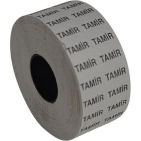 Gençler Etiketleme Makinesi 5000 Adet Tamir Etiket
