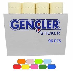 Gençler Etiketleme Makinesi 96 Adet Açık Sarı Etiket