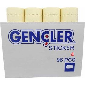 Gençler Etiketleme Makinesi No 4 96 Adet Çok Yapışkanlı Etiket