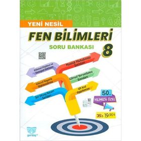Gendaş Yayınları Etkili 8. Sınıf Yeni Nesil Fen Bilimleri Soru Bankası