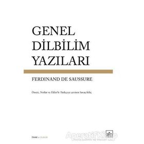 Genel Dilbilim Yazıları - Ferdinand De Saussure