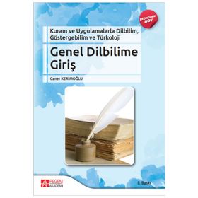 Genel Dilbilimine Giriş - Pegem Akademi Yayıncılık