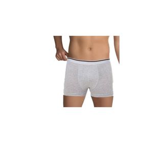 Genel Gri Sedef Yıldızı 12 Adet Ekonomik Likralı Bel Boxer