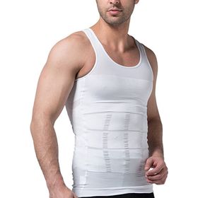 Genel İç Giyim Perisi Beyaz Formfit Beden Küçülten Seamless Dikişsiz Erkek Atlet