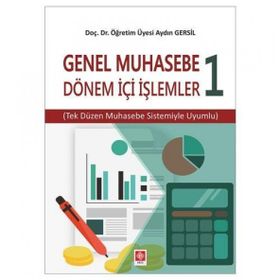 Genel Muhasebe 1 Dönem içi İşlemler Aydın Gersil