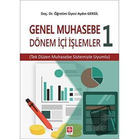 Genel Muhasebe 1 Dönem içi İşlemler Aydın Gersil