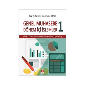 Genel Muhasebe 1 Dönem içi İşlemler Aydın Gersil
