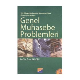GENEL MUHASEBE PROBLEMLERI - ERCAN BAYAZITLI