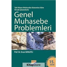 GENEL MUHASEBE PROBLEMLERI - ERCAN BAYAZITLI