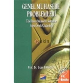 GENEL MUHASEBE PROBLEMLERI SÖZEL VE SAYISAL SORULAR - ÜMİT GÜCENME GENÇOĞLU