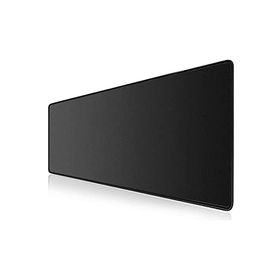 Genel Siyah Kenar Dikişli Mousepad XXL 400x900x3 mm Game Oyuncu Dayanıklı Hassas Ergonomik Kaymaz Mouse Pad