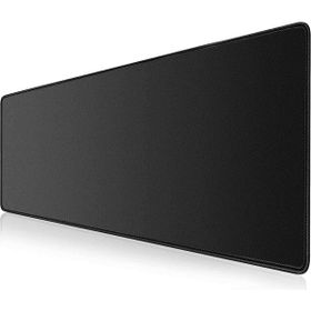 Genel Siyah Kenar Dikişli Mousepad XXL 400x900x3 mm Game Oyuncu Dayanıklı Hassas Ergonomik Kaymaz Mouse Pad