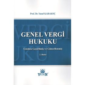 GENEL VERGI HUKUKU - YUSUF KARAKOÇ