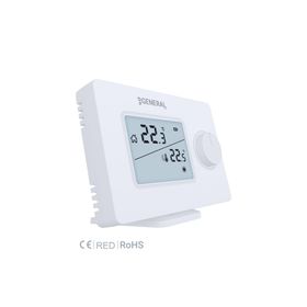 General GAIA HT250 RF Beyaz Kablosuz Dijital Oda Termostatı