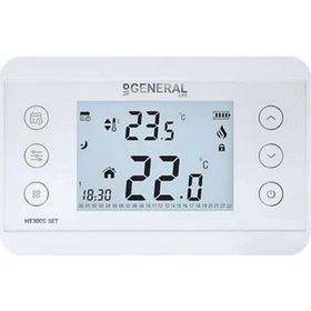General HT300S Siyah Kablosuz Dijital Oda Termostatı