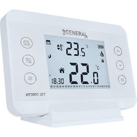 General HT300S Siyah Kablosuz Dijital Oda Termostatı