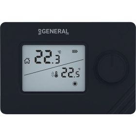 General Mitra 250 Siyah Kablolu Dijital Oda Termostatı - SİYAH